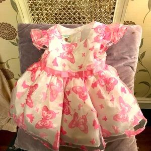 Marmellata pretty 3 month old butterfly dress